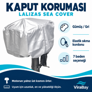 Lalizas Sea Cover Motor Kaput Örtüsü – 7 Beden – Ücretsiz Kargo