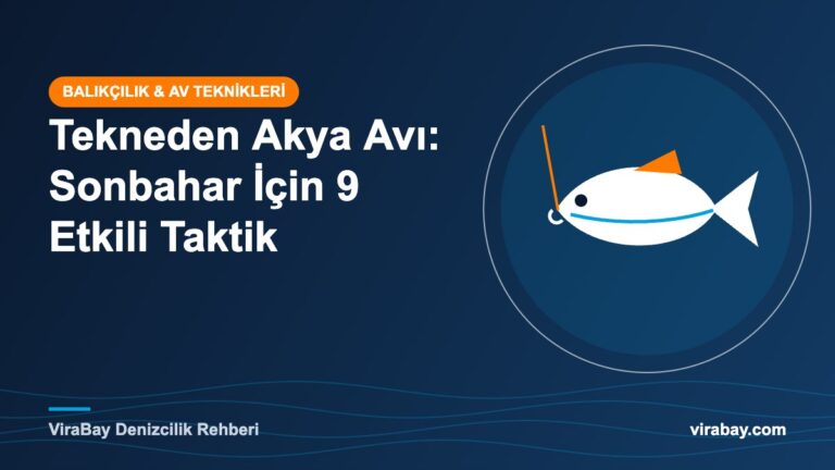 Tekneden akya avı rehberi kapak görseli